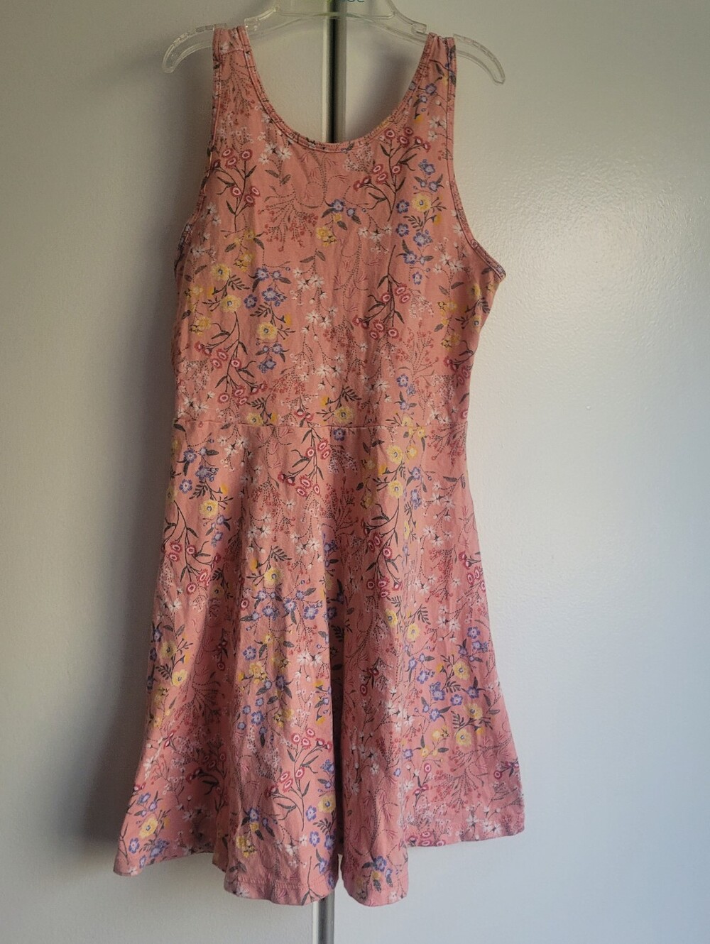 6/7 Fit And Flare Old Navy Peachy Pink Dress